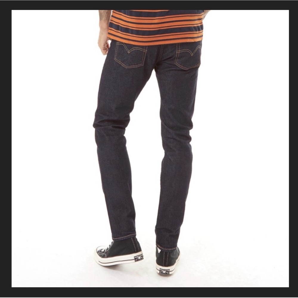 Levi's Men’s Slim Fit Jeans in Dark Indigo Blue